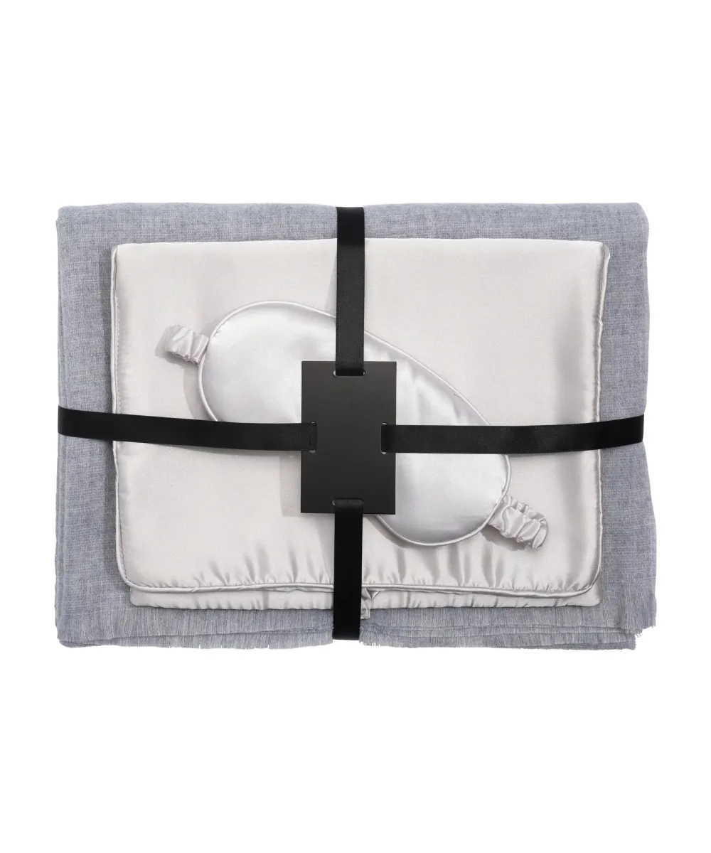 Plain Casual Style Travel Wrap Set