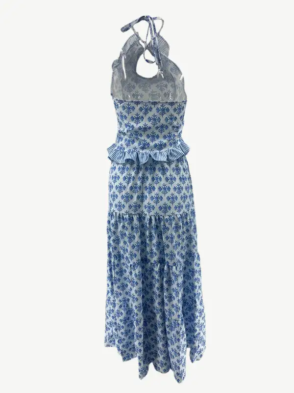 Everyday Halter Printed Detail Coordinated Set