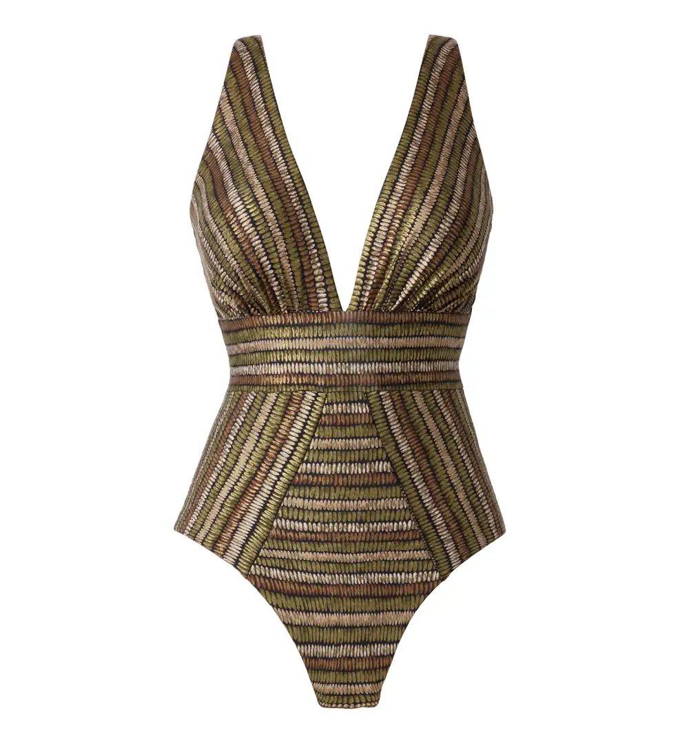 Shimmer Wire-Free One-Piece Swimsuit