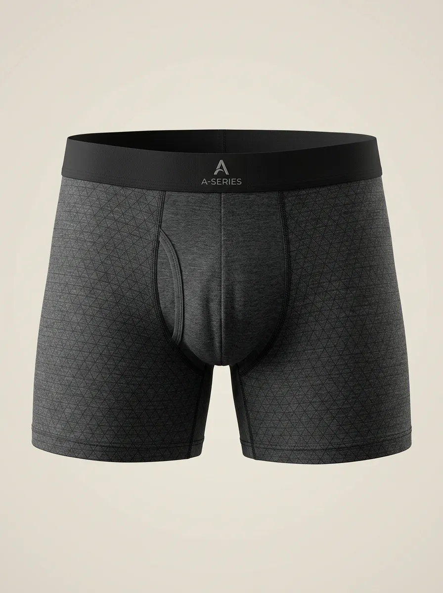 Boxer-Brief Geometric Men's Three-Pack Boxer Briefs