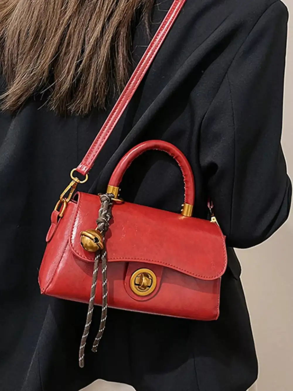 Top Handle Crossbody Bag