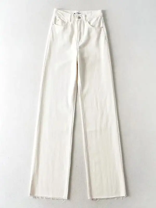 Fluid Polished Denim Jeans