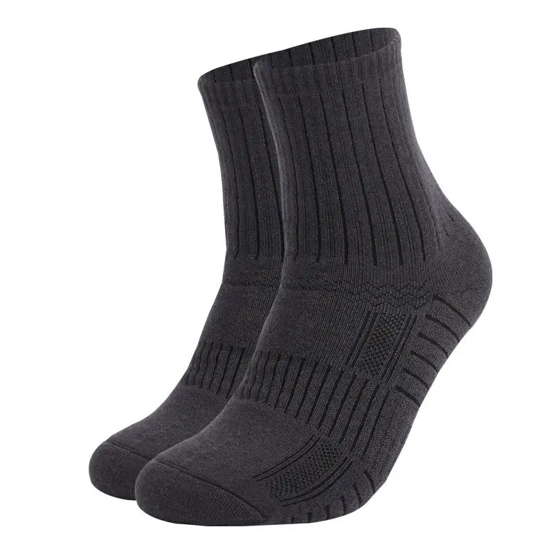 Refined Merino Wool Cushioned Casual Socks