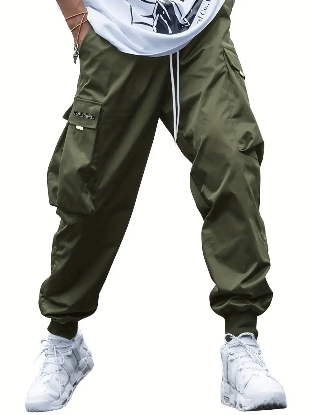 Multi Pocket Drawstring Cargo Pants