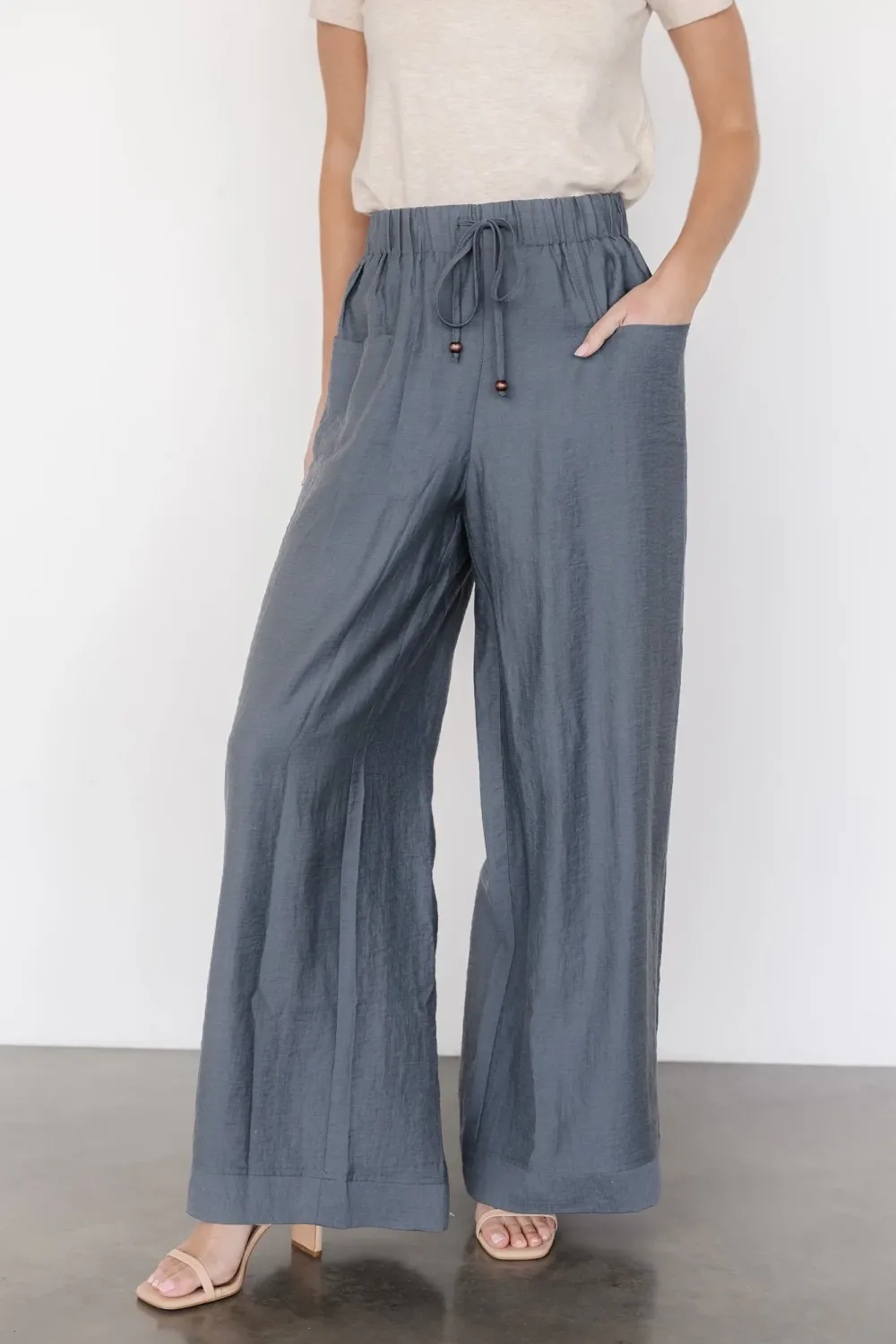 Casual Straight Leg Slim-Fit Loose Pants