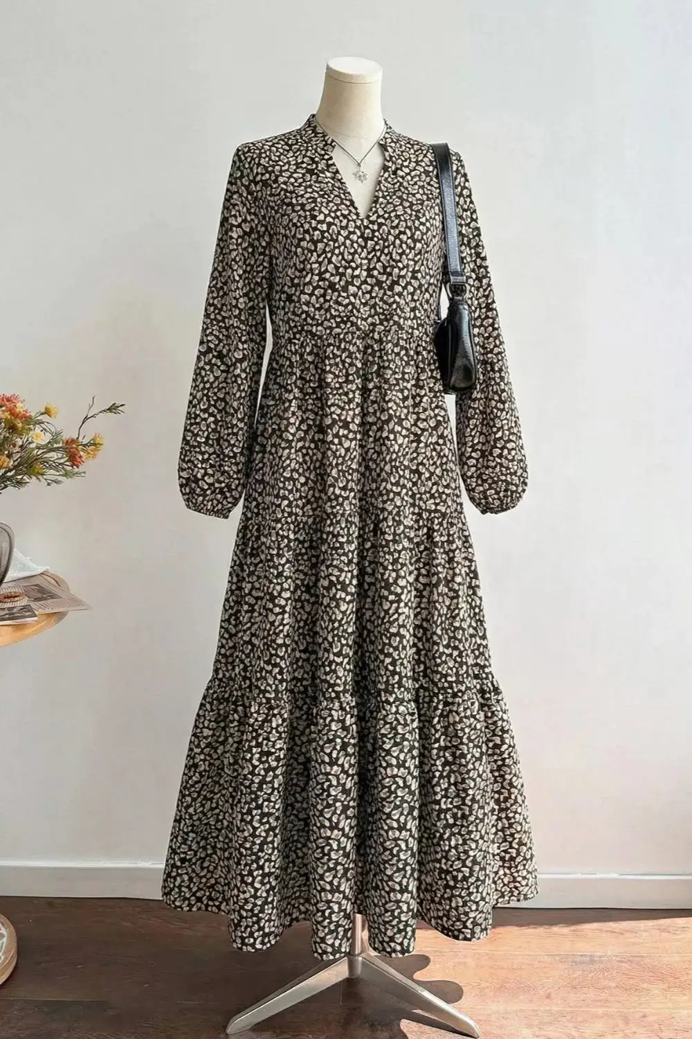 Animal Print Dress Casual