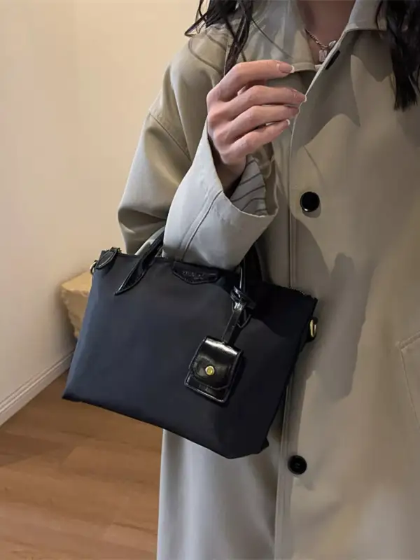 Structured Top Handle Crossbody Bag
