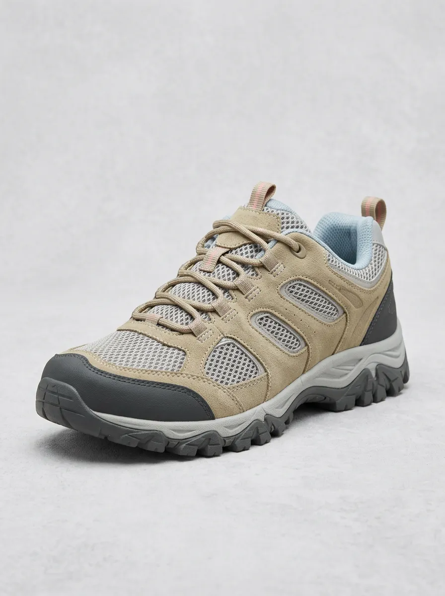 Women's Trail Grip Suede Mesh Outdoor Work Shoes