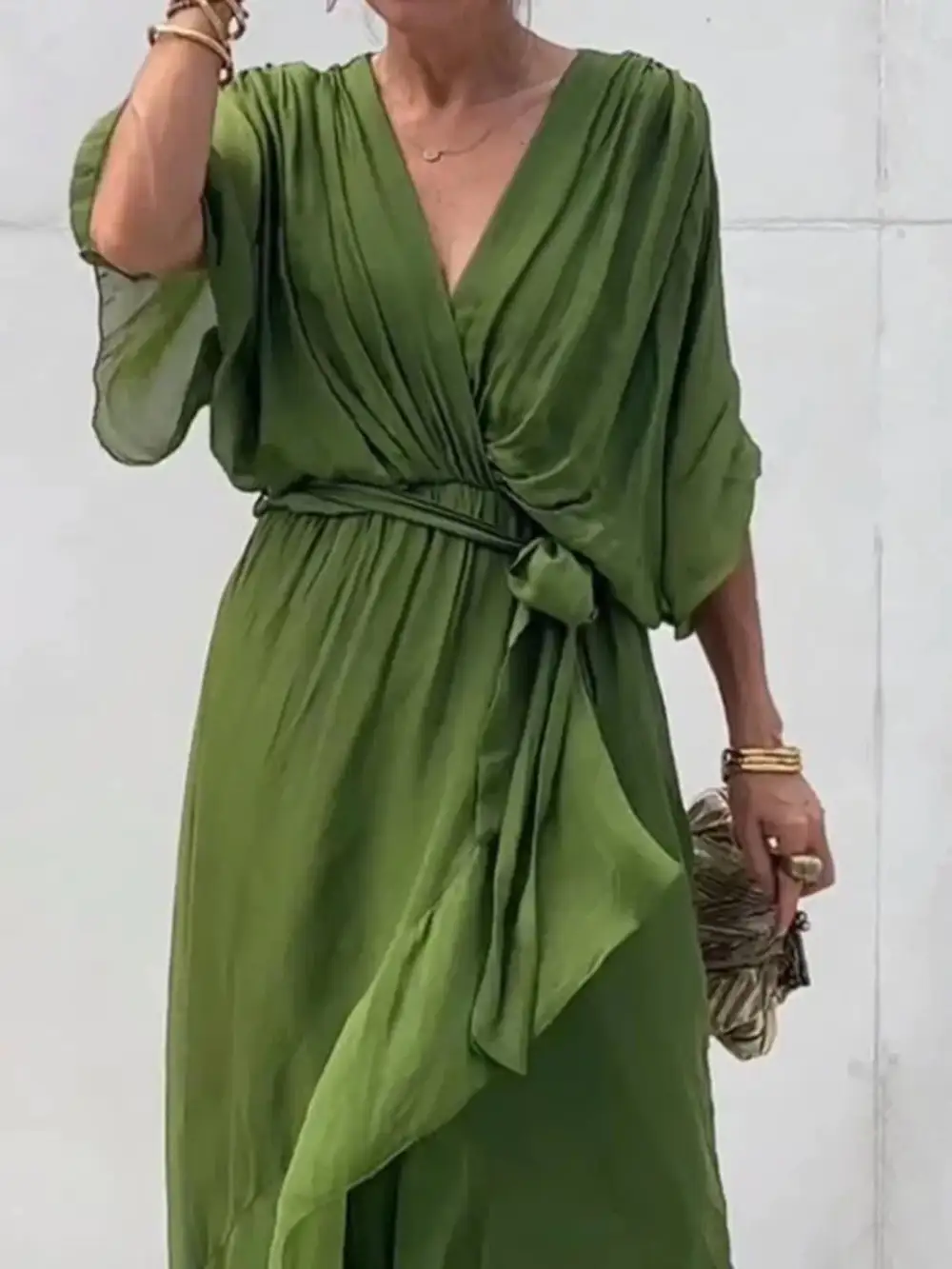 Easy Fit Midi Clean Line Dress