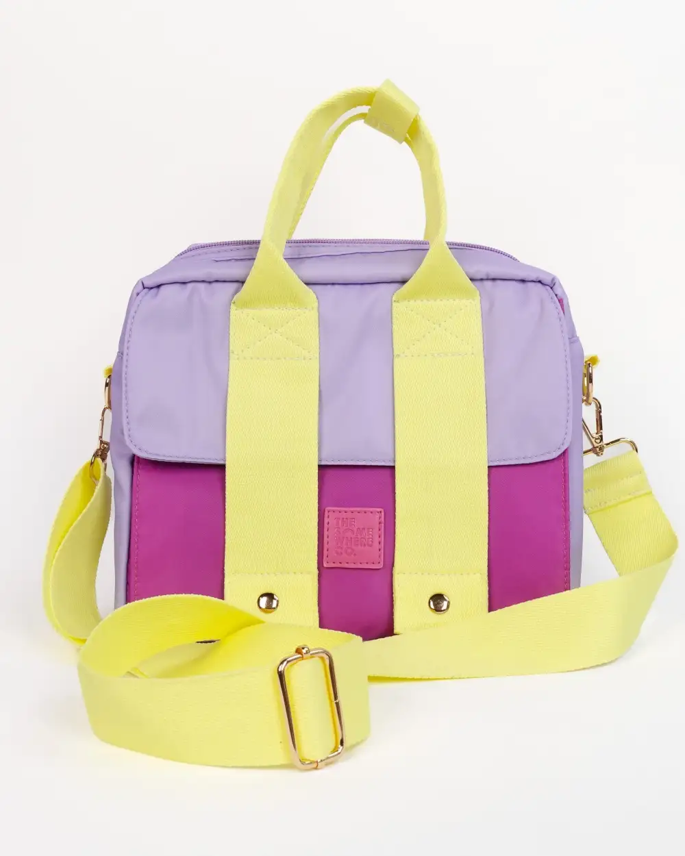 Colorblock Lunch Tote For Daily Meals