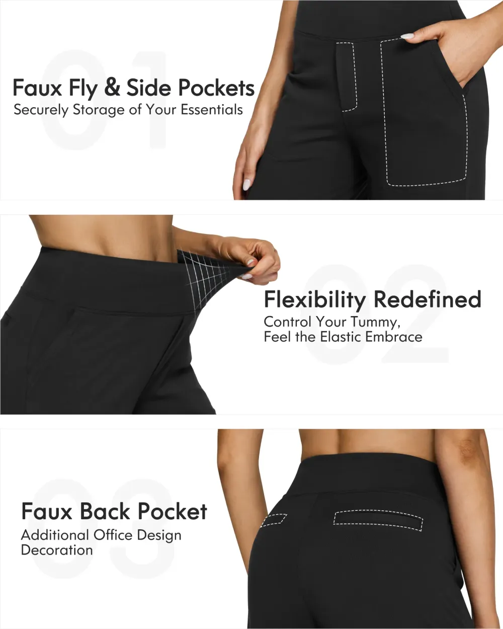 Women Wide Leg Pants with Pockets🔥8-Pack - All Colors Included, Only $24