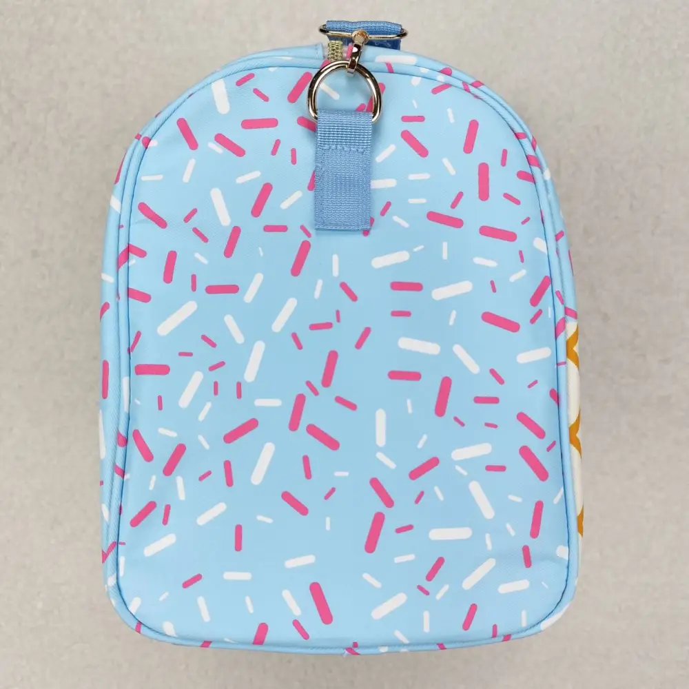 Travel Bag, Backpack, Lunchbox Bag, Three-Piece Set Blue