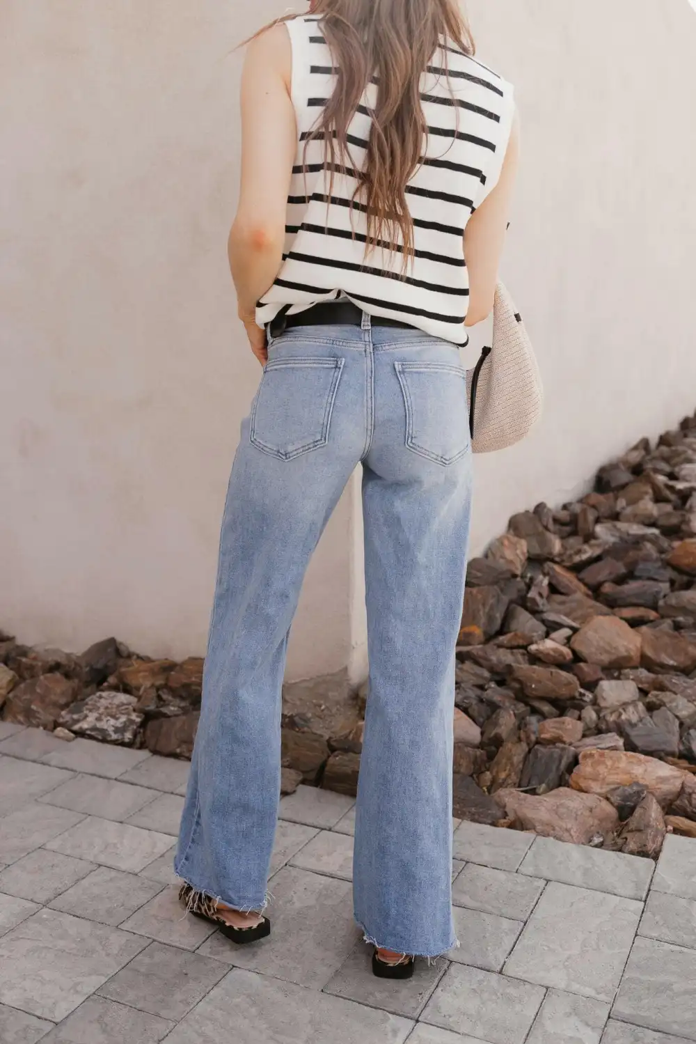 Soft Essential Wide Leg Jeans