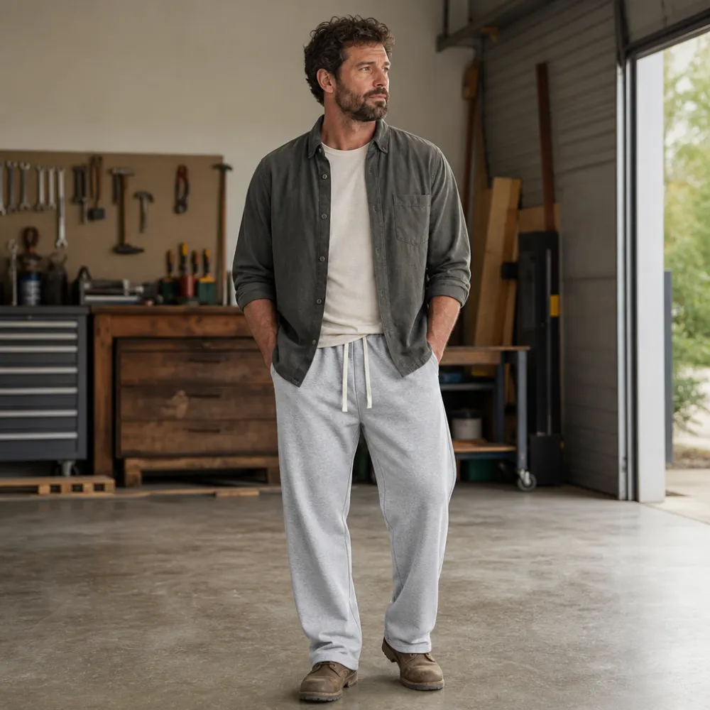 Men’s Relaxed Fleece Drawstring Sweatpants