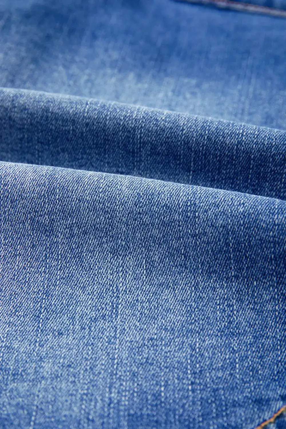 Loose Wrap Denim Skirt