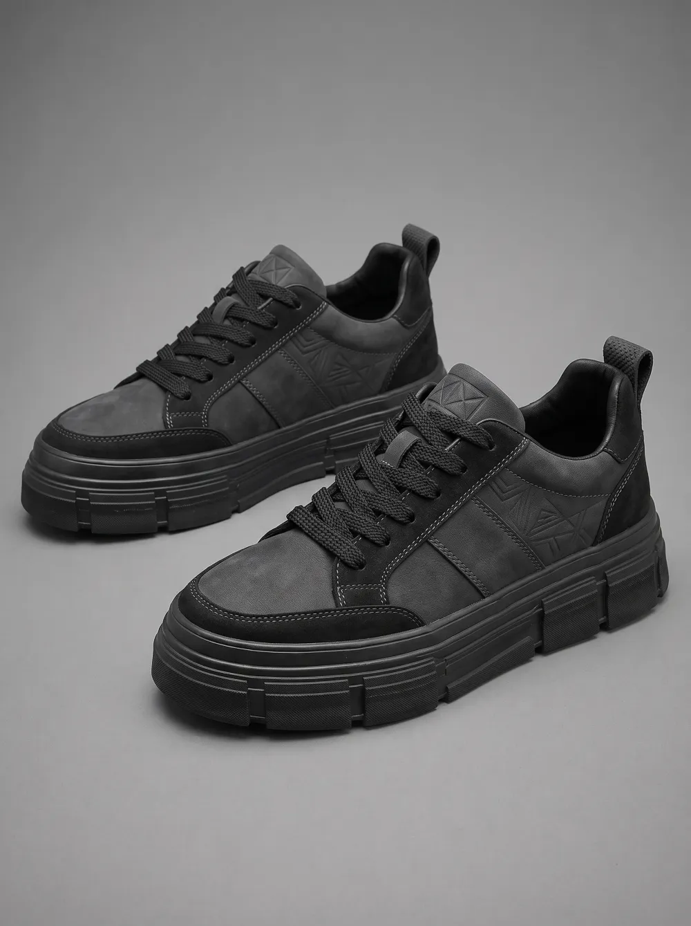Men's Casual Streetwear Geometric Pattern Printed Sneakers