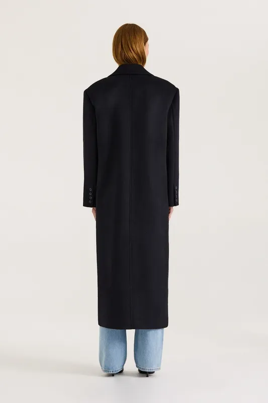 Ink Oversized Cashmere Blend Coat