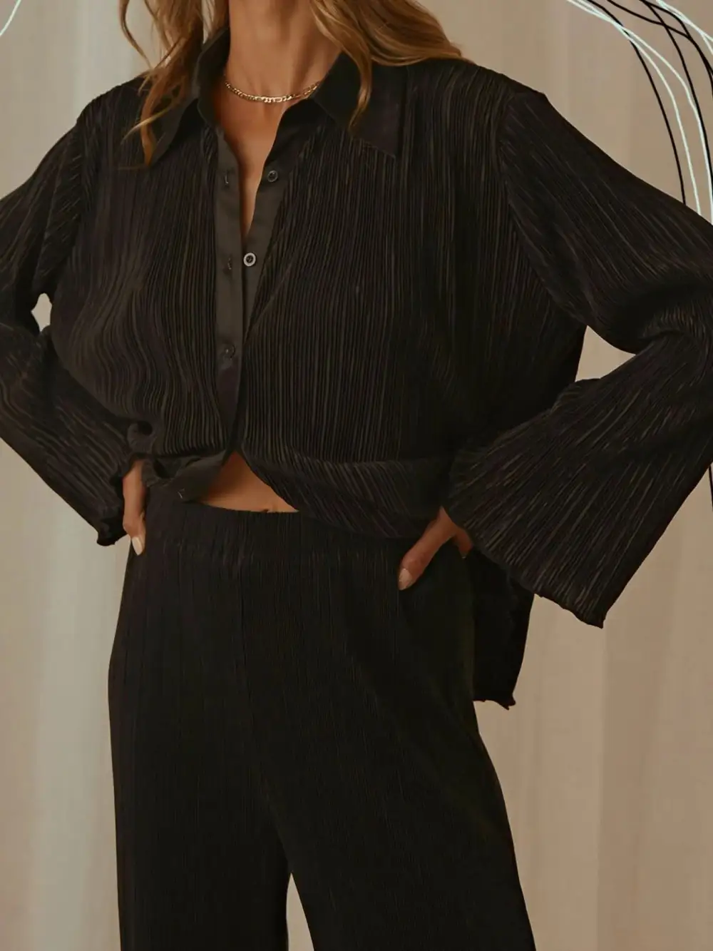 Drooping Comfortable Everyday Pajama Set