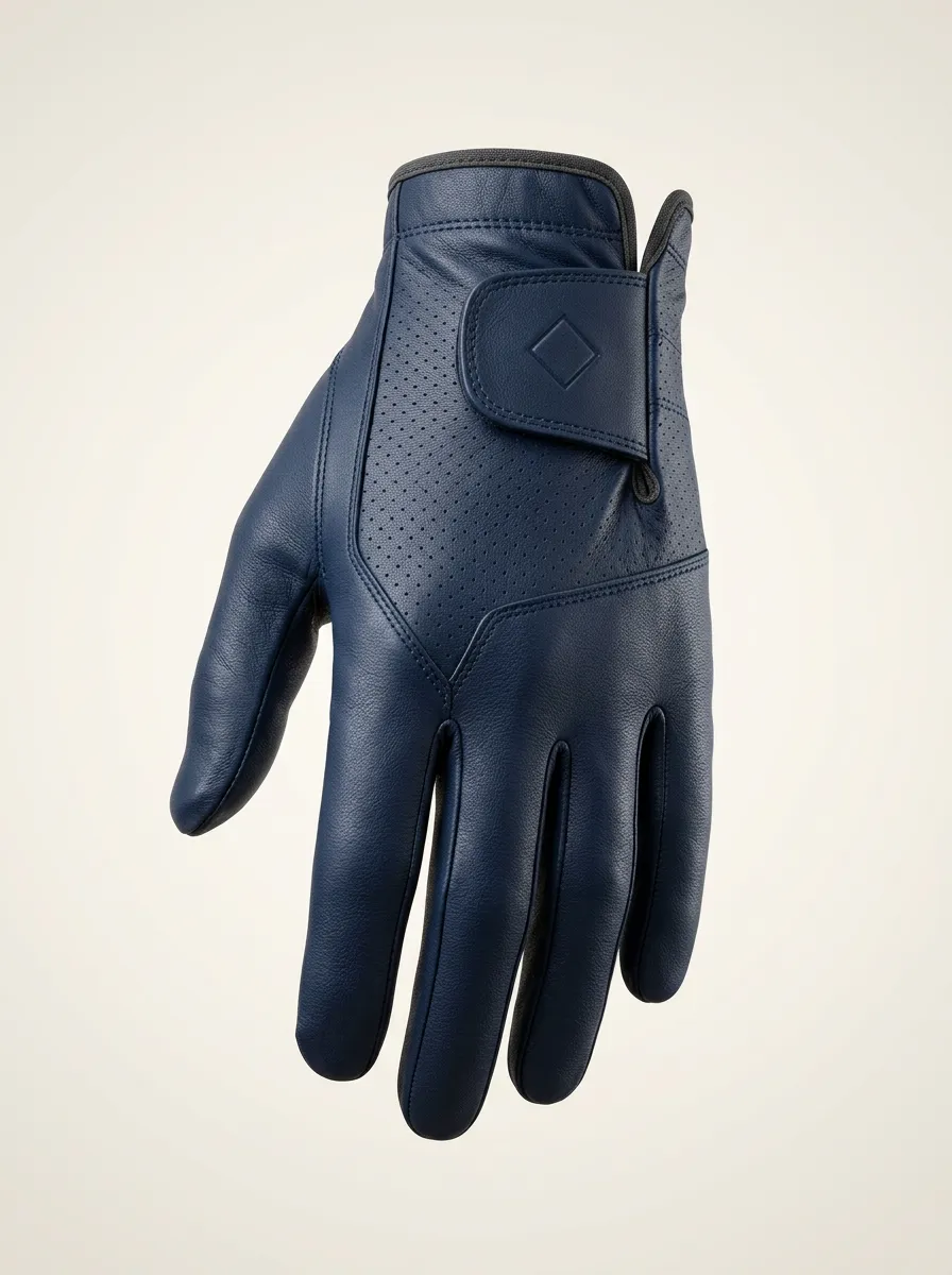 Structured Perforated Leather Golf Glove