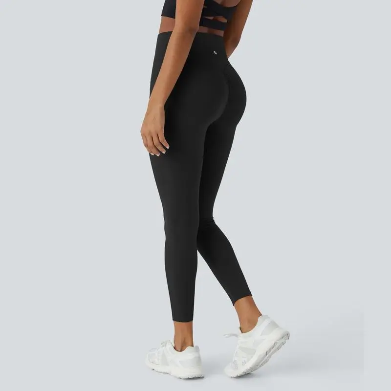 Women’s SoCinched High Waisted Scrunch Butt Lifting Workout Leggings with Tummy Control & Pockets – Yoga & Gym Pants for Spring