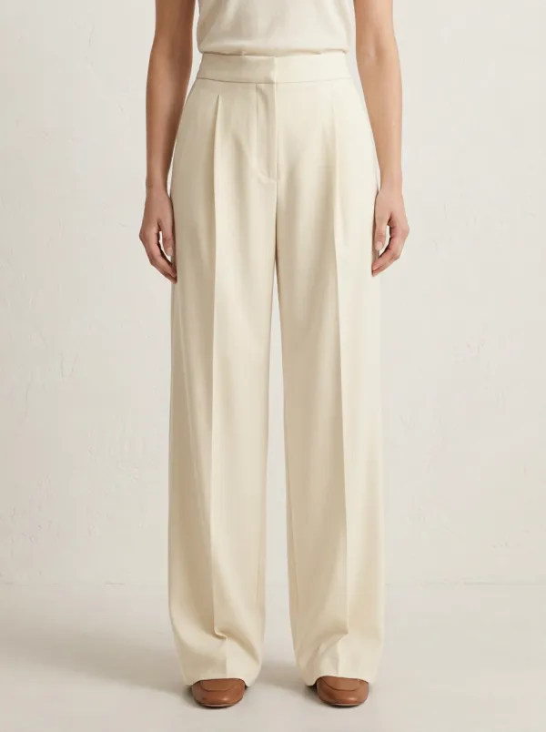 Everyday High-Waisted Wide-Leg Trousers