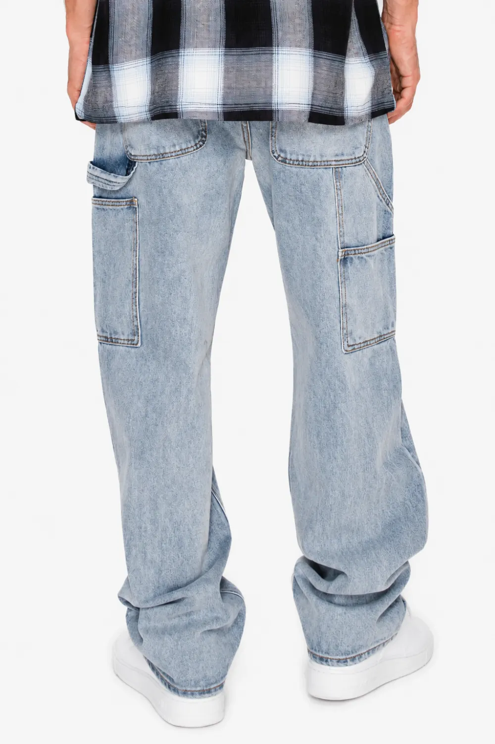 Men's Baggy Fit Carpenter Denim Jeans