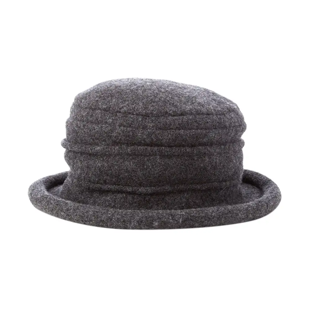 Women’s Cold Weather Wool Felt Cloche Hat