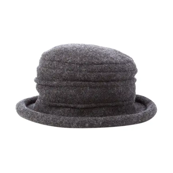 Women’s Cold Weather Wool Felt Cloche Hat