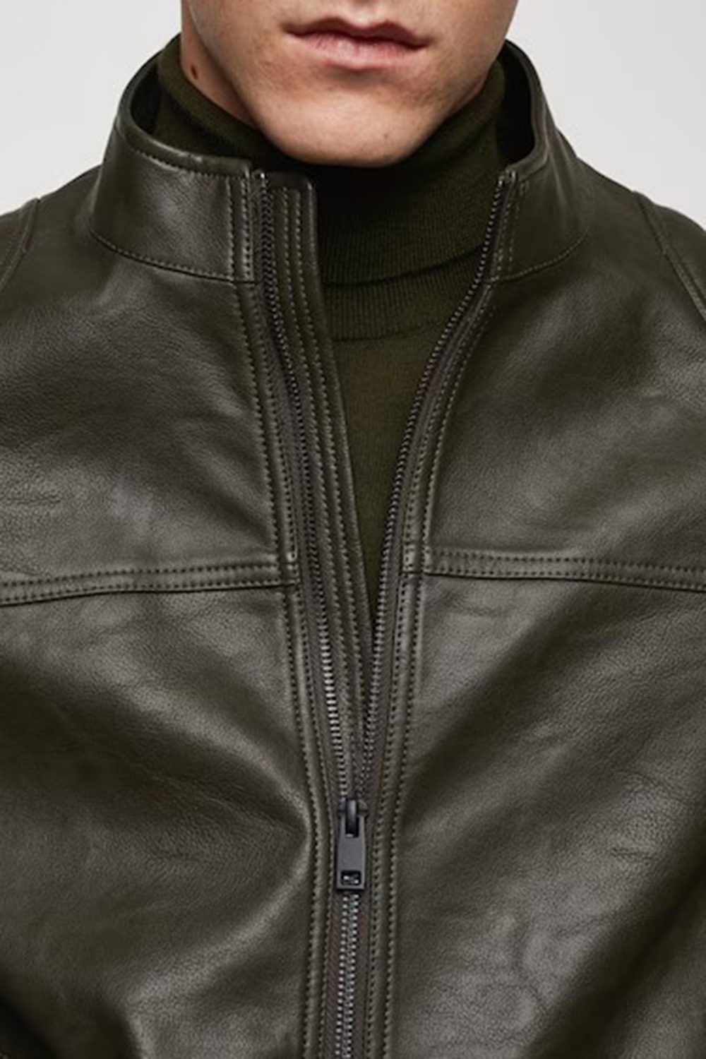 Nappa Leather-Effect Jacket