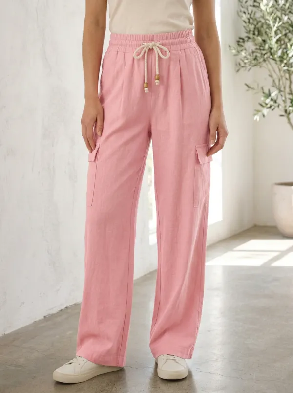 Women's Outdoor Inspired Cargo Pocket Cargo Cargo Work Pants