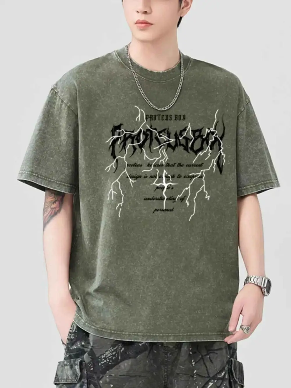 Everyday Graphic Round Neck Short Sleeve T-Shirt