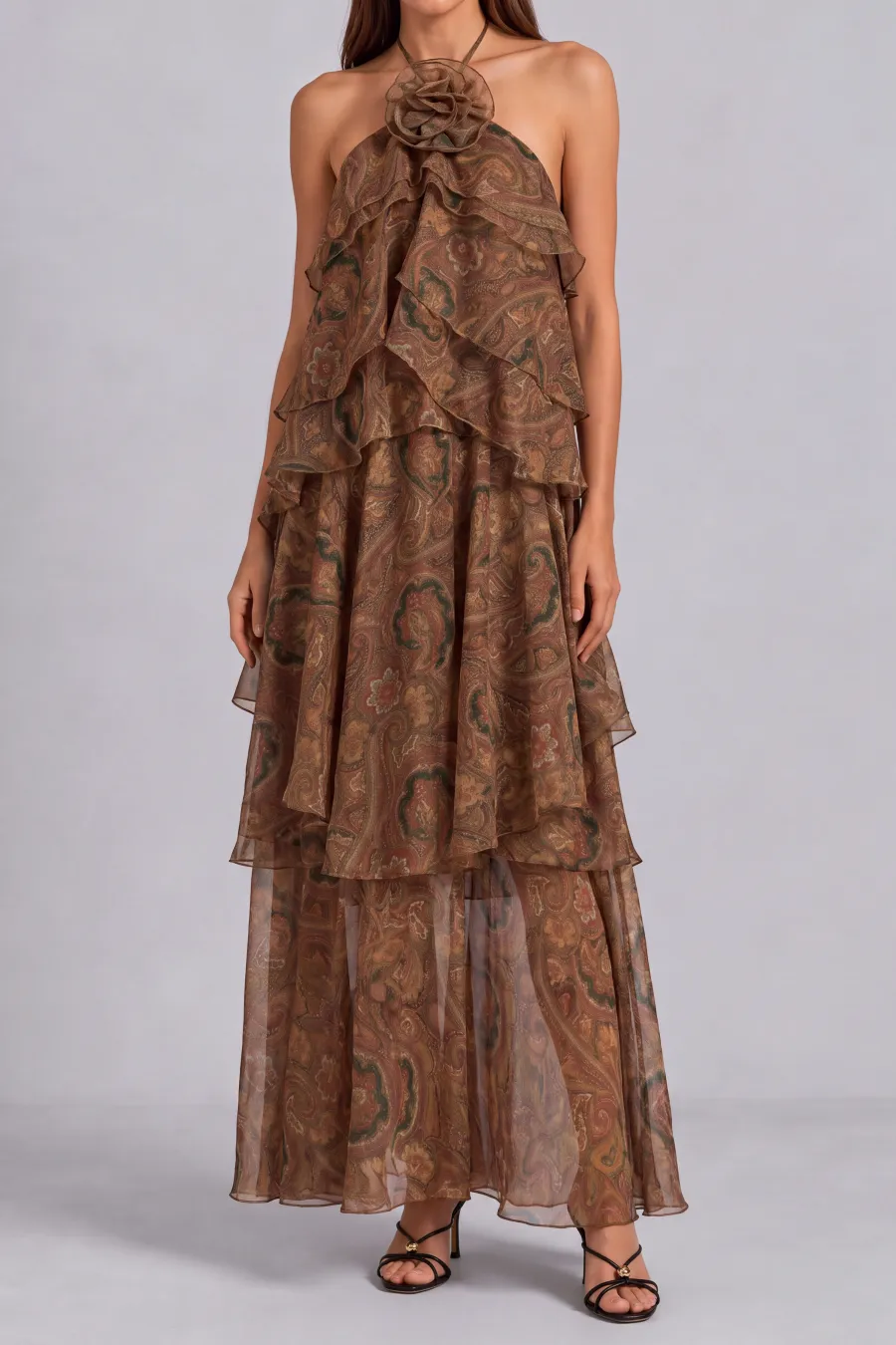 Floral Printed Maxi Dress