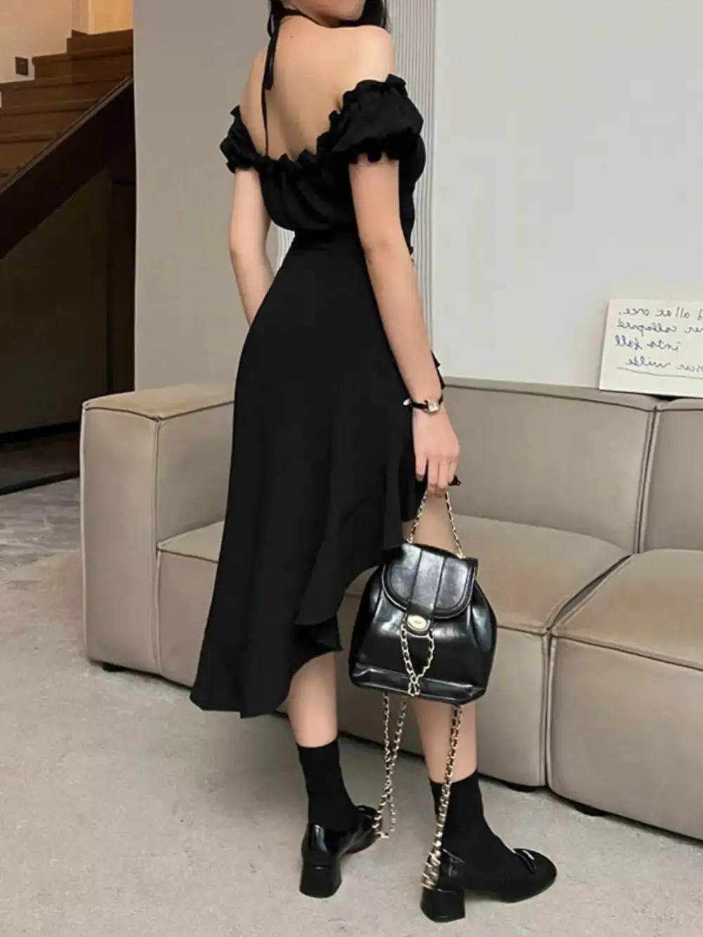 Ruffle Dress Casual