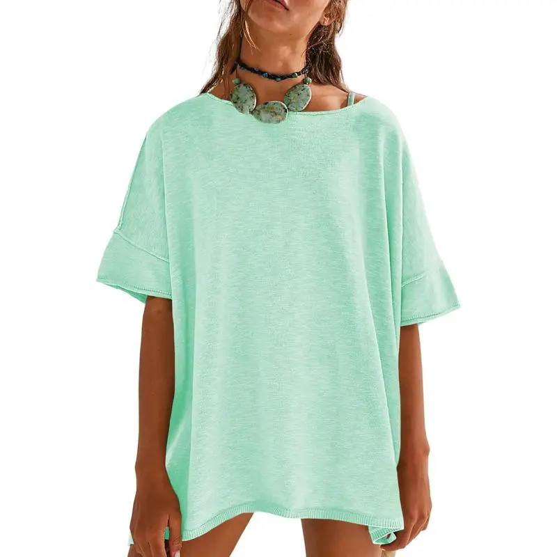 6PACK-Mineral Wash Oversized Top