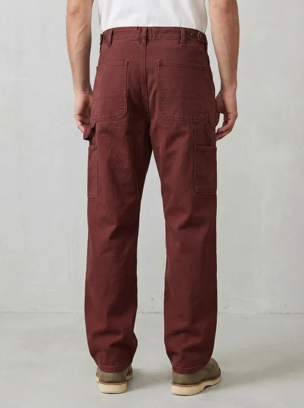Men's Olive Green Utility Multi-Pocket Cargo Pants