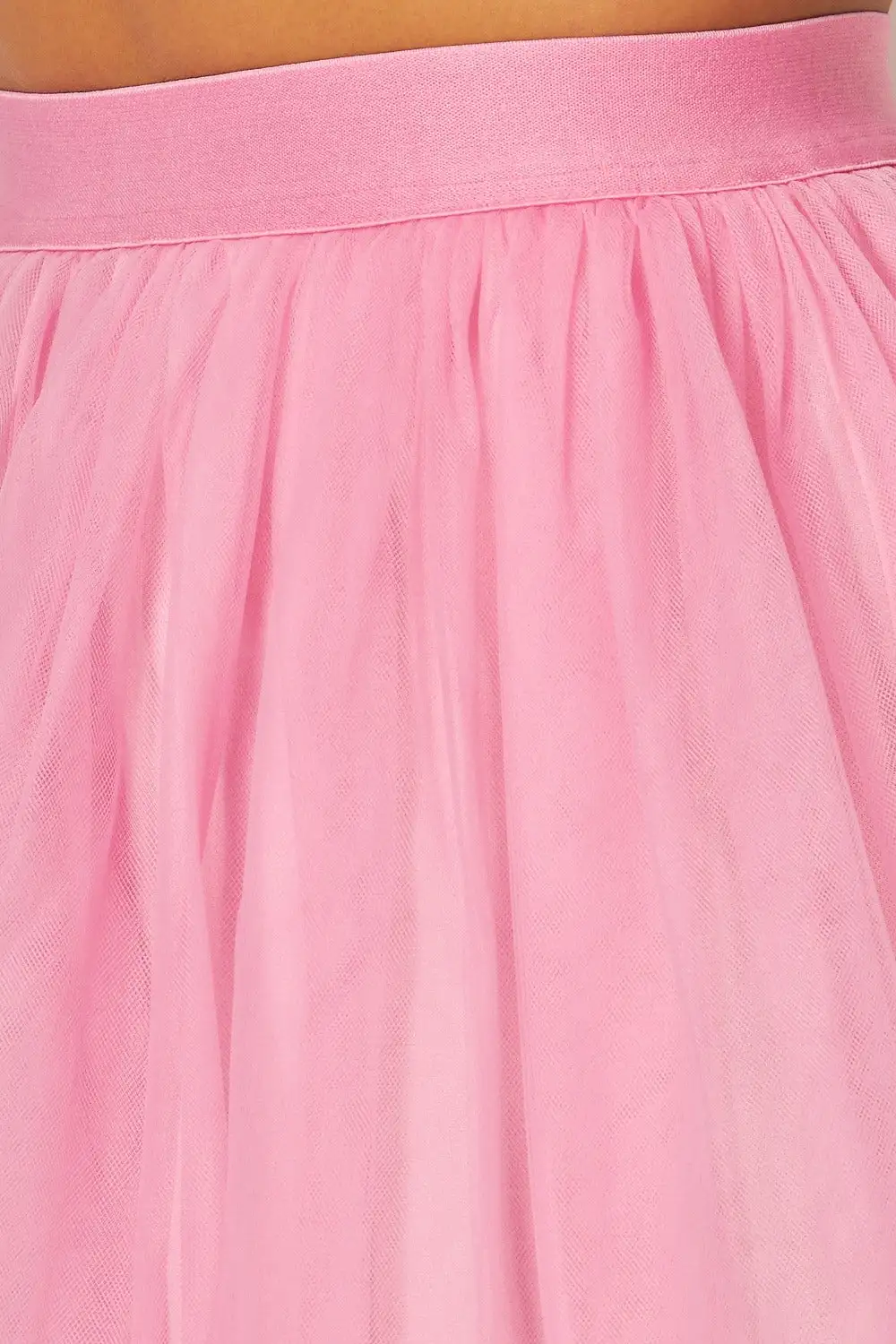 Mesh Tulle Puffy Skirt