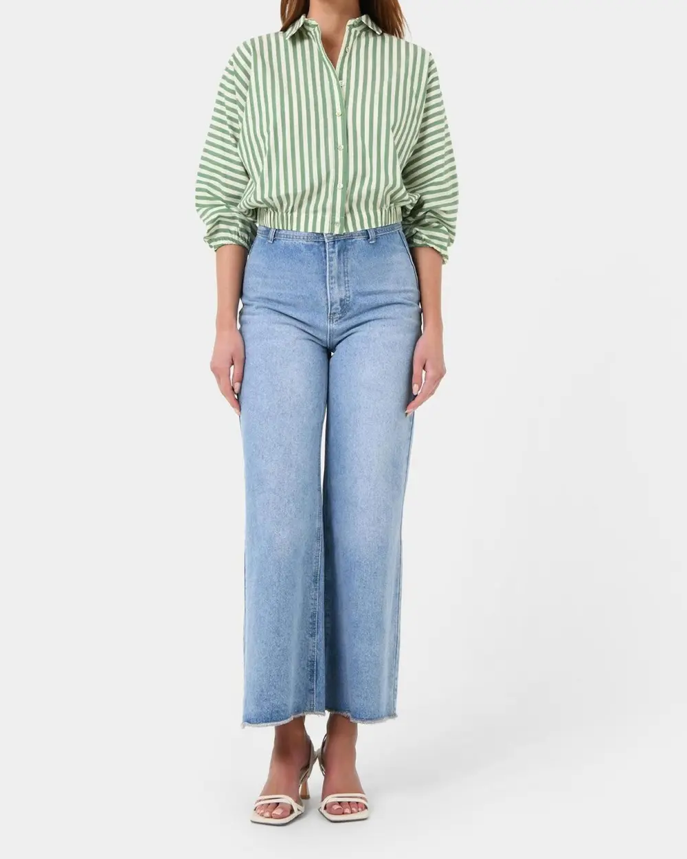 Classic Striped Pattern Design Loose Shirt