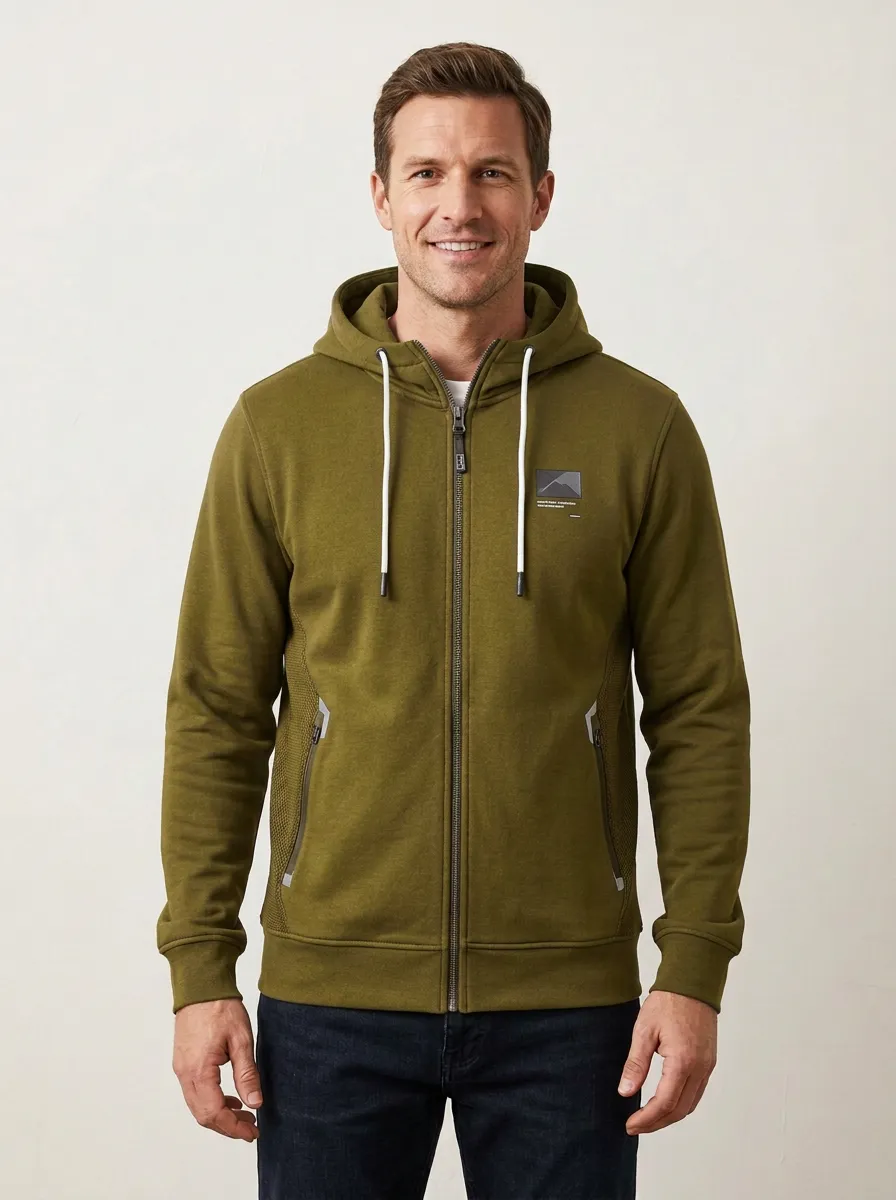 Urban Mountain Graphic Zip-Up Collection Men's Sport Jacket
