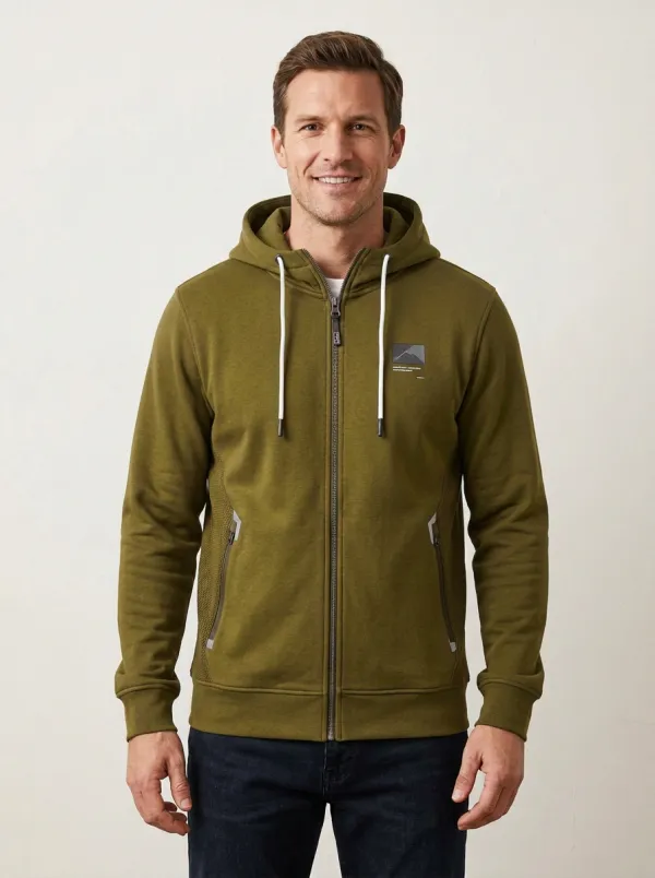 Urban Mountain Graphic Zip-Up Collection Men's Sport Jacket