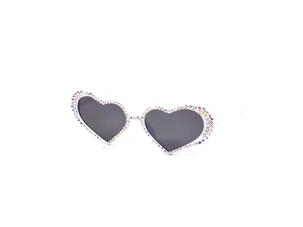 12-Pack Heart Dark Lens Assorted Sunglasses
