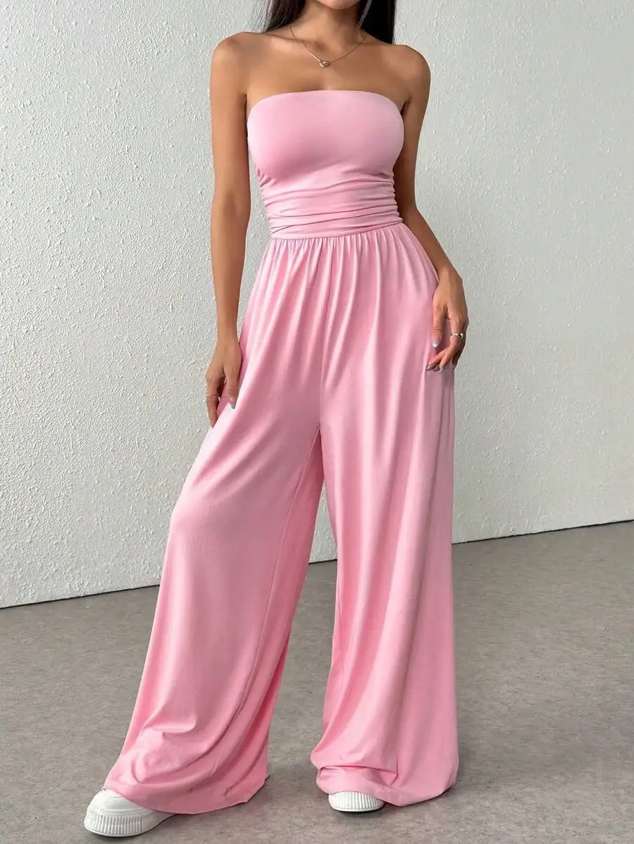 Wide-Leg Women's Two-Piece Set