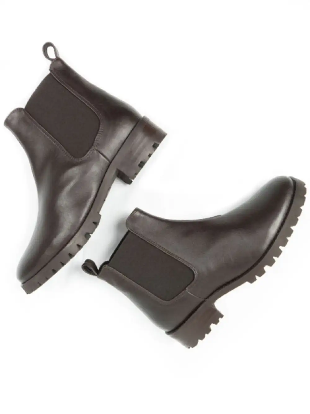 Women's Contemporary Casual Water Resistant Vegan Leather Chelsea Boots