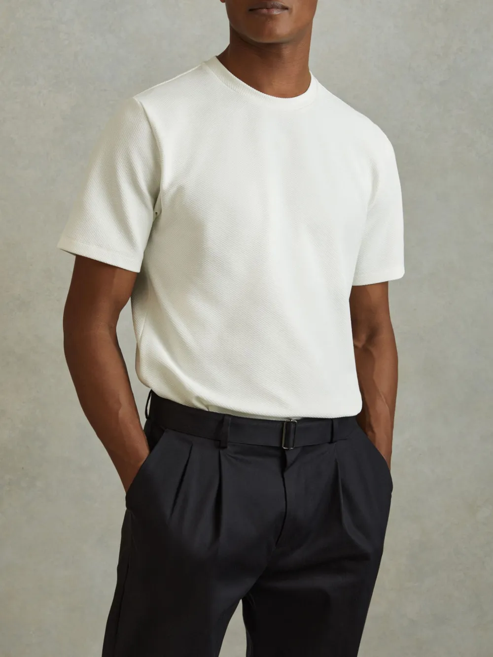 Solid Color Casual All-Match Men's Short Sleeve