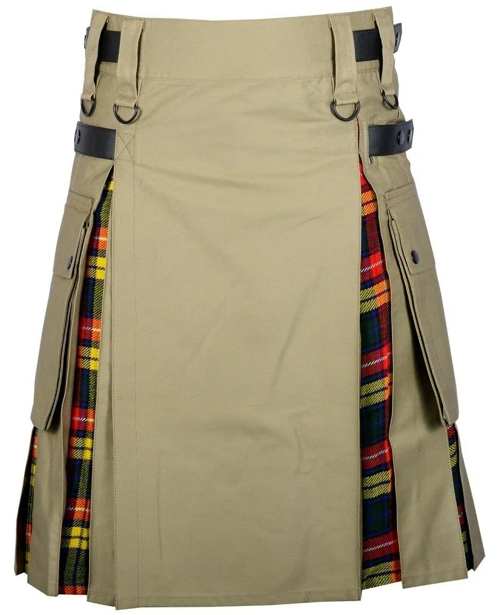 Rugged Ring Detail Crafted Skirts