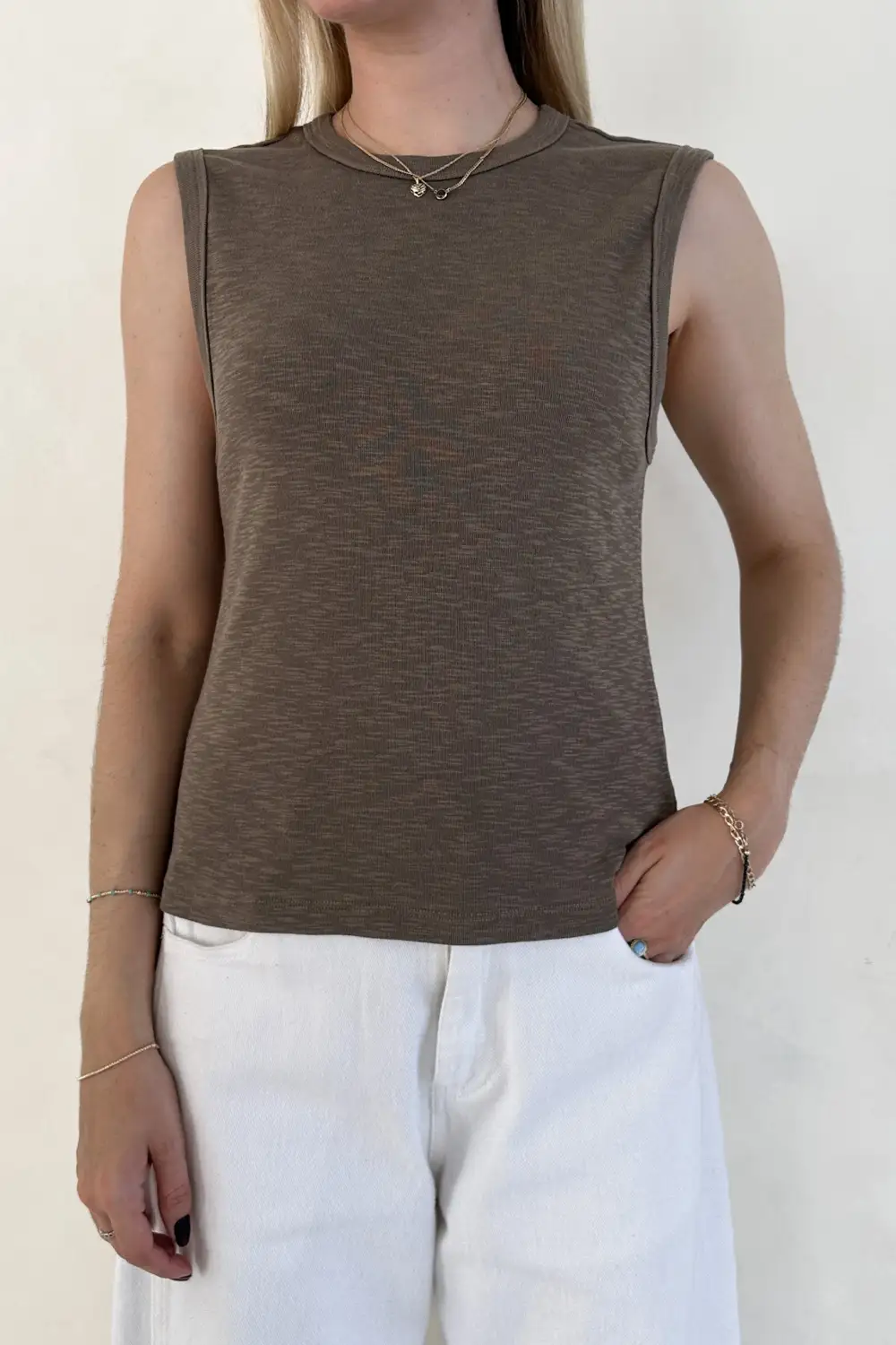 Easy Shape Soft Cotton Tank Top