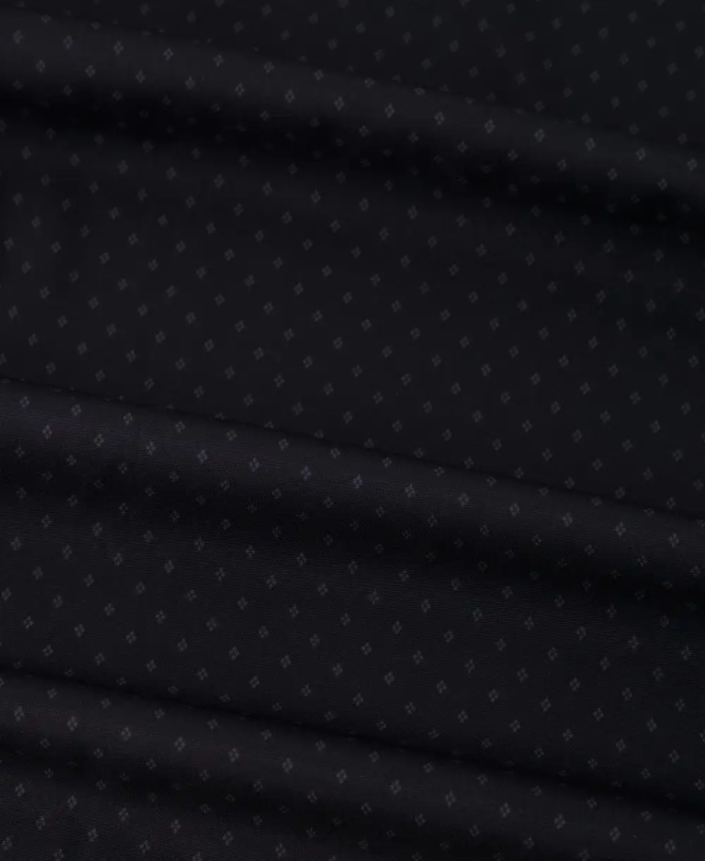 Classic Geometric Geometric-Print Four-Way-Stretch Men's Dress Shirt