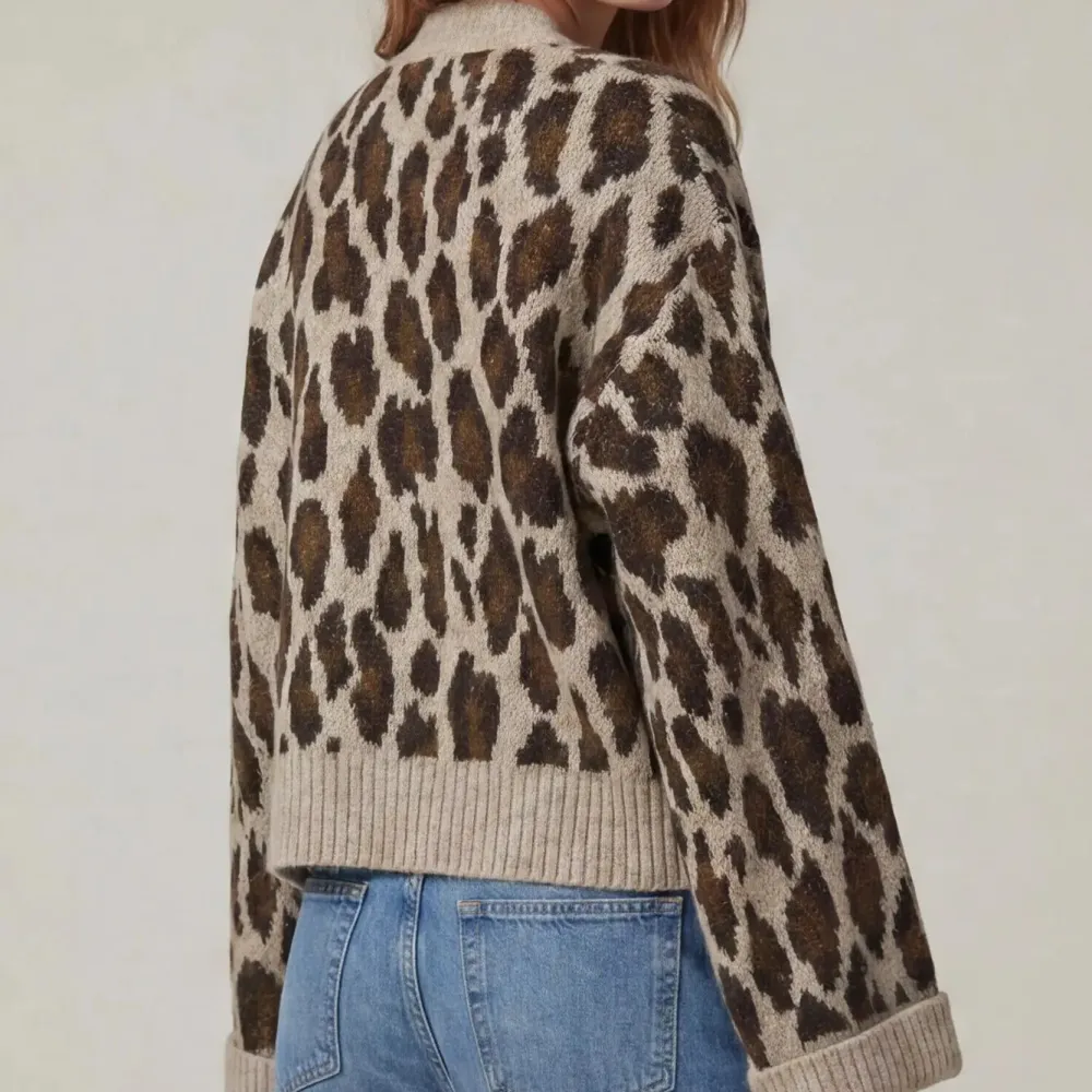 Leopard Print Cardigan