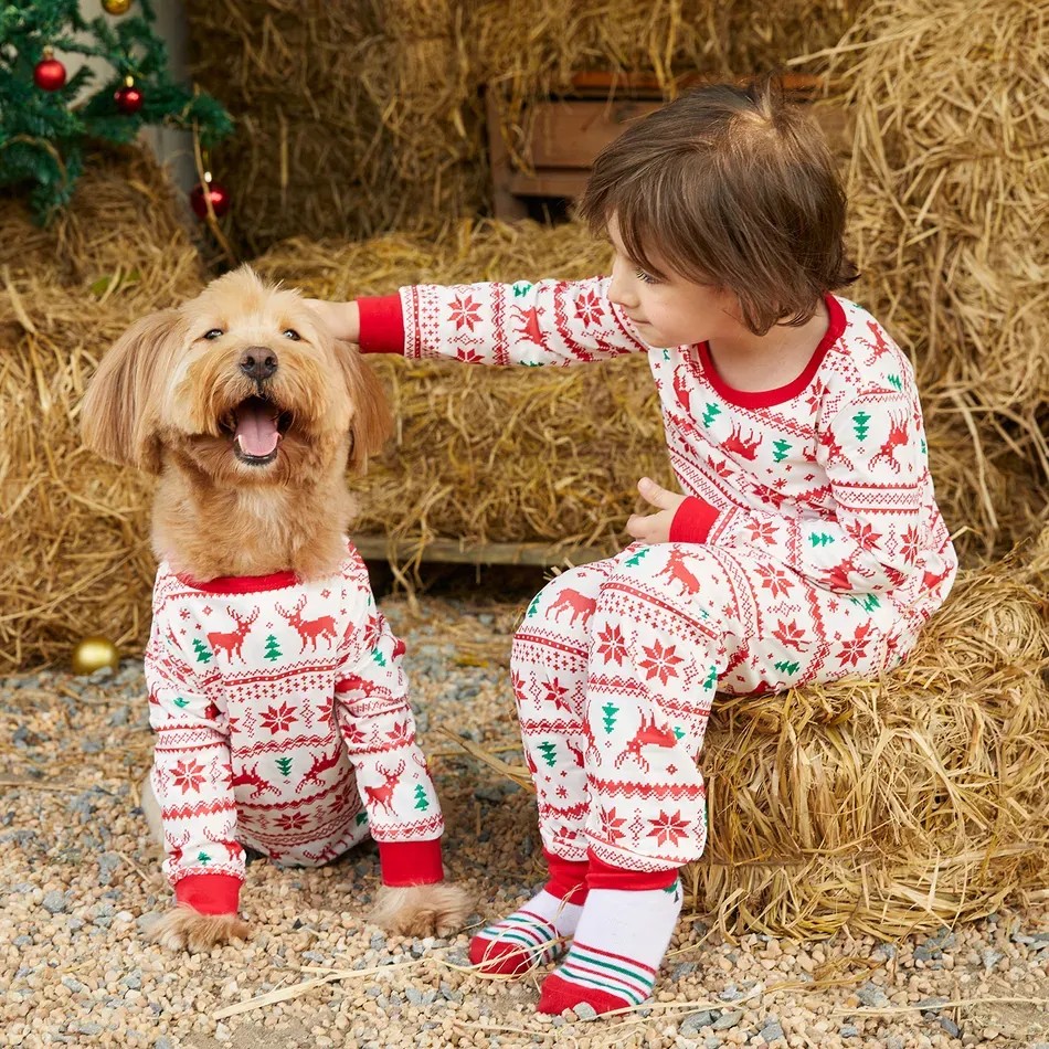 Family Wear Long Sleeve Parent-Child Wear Pajamas (Flame Resistant)