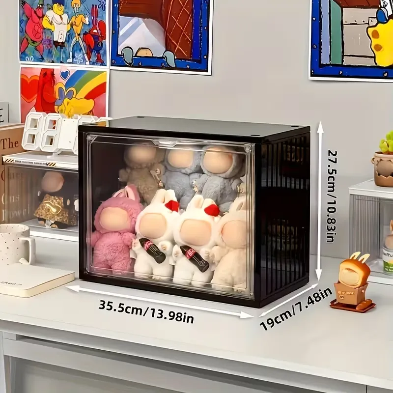 Stackable Clear Acrylic Plush Toy Display Case