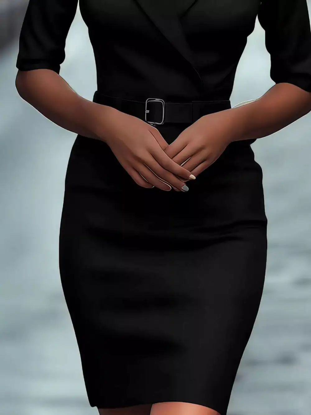 Wearable Cut Short Sleeve Dress